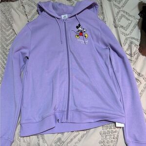 Disney Lavender Zip-Up Hoodie for Kids